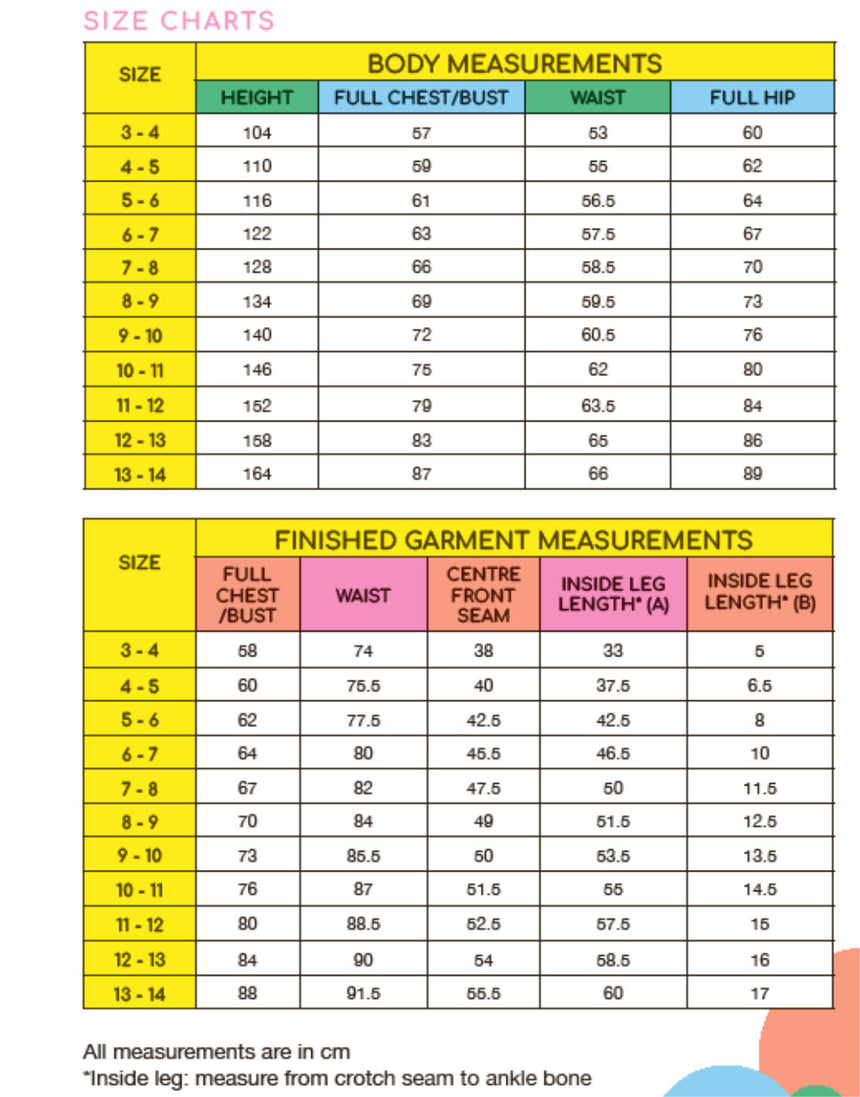 Folly Jumpsuit Children's Sewing Pattern, Little Rosy Cheeks