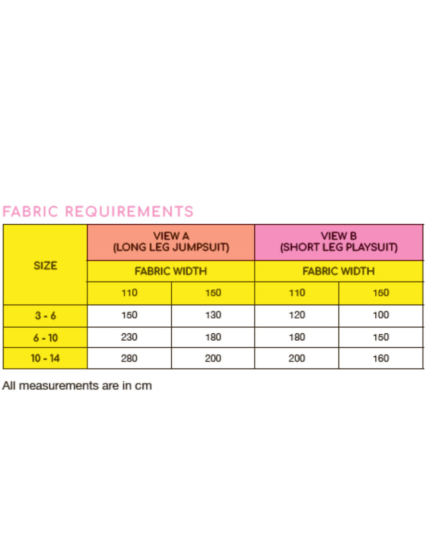 Folly Jumpsuit Children's Sewing Pattern, Little Rosy Cheeks