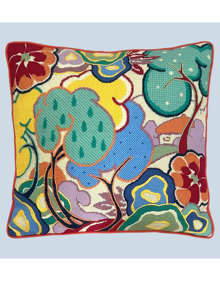 Clarice Cliff Fantastique Needlepoint Tapestry Kit, Glorafilia