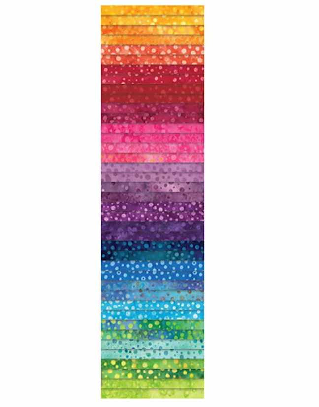 Bali Pop 2.5" Fabric Strips, Hoffman Fabrics