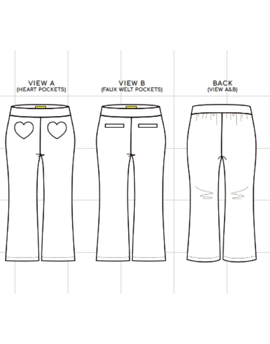 Hopper Trouser Children's Sewing Pattern, Little Rosy Cheeks