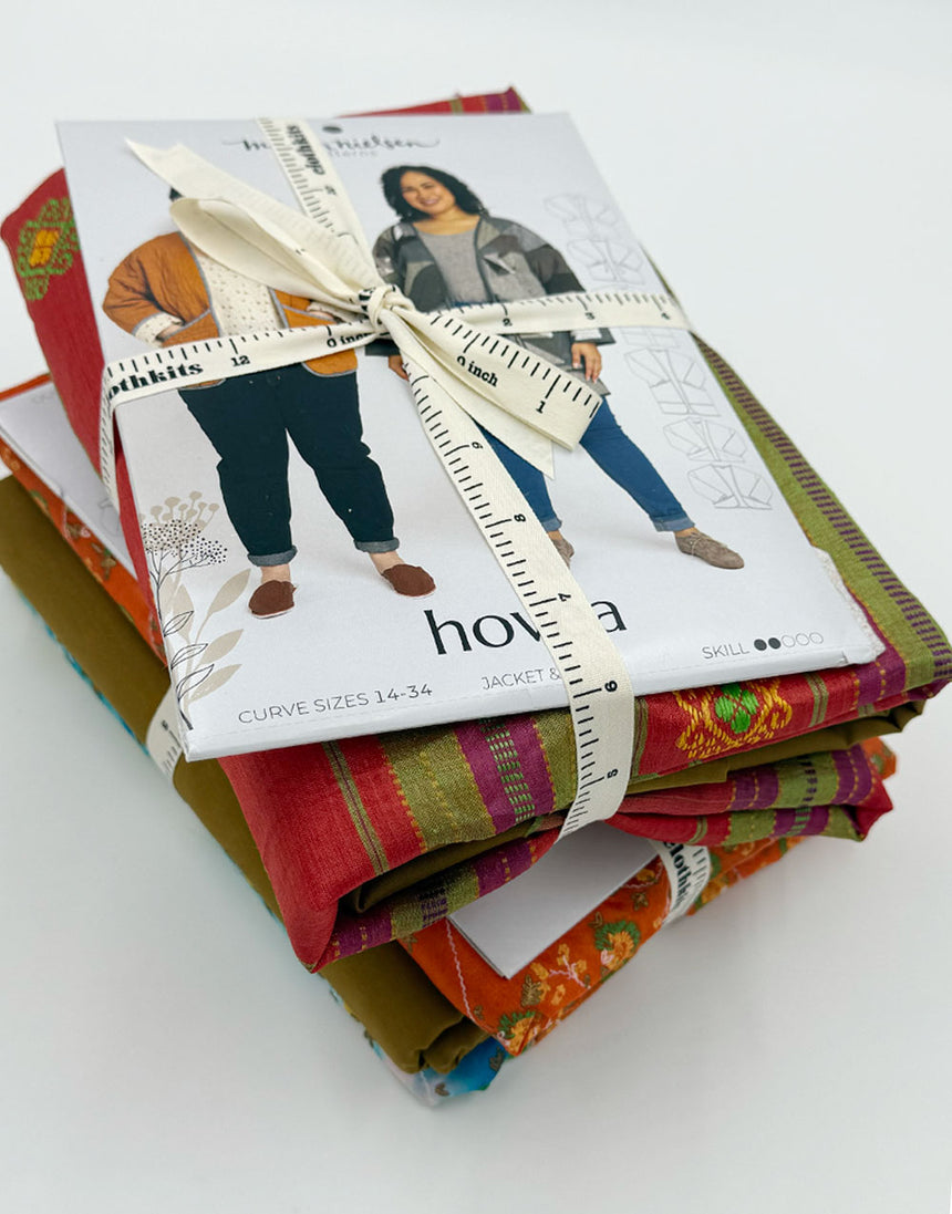 Heirloom Sari Hovea Jacket Kit Charity Dressmaking Project
