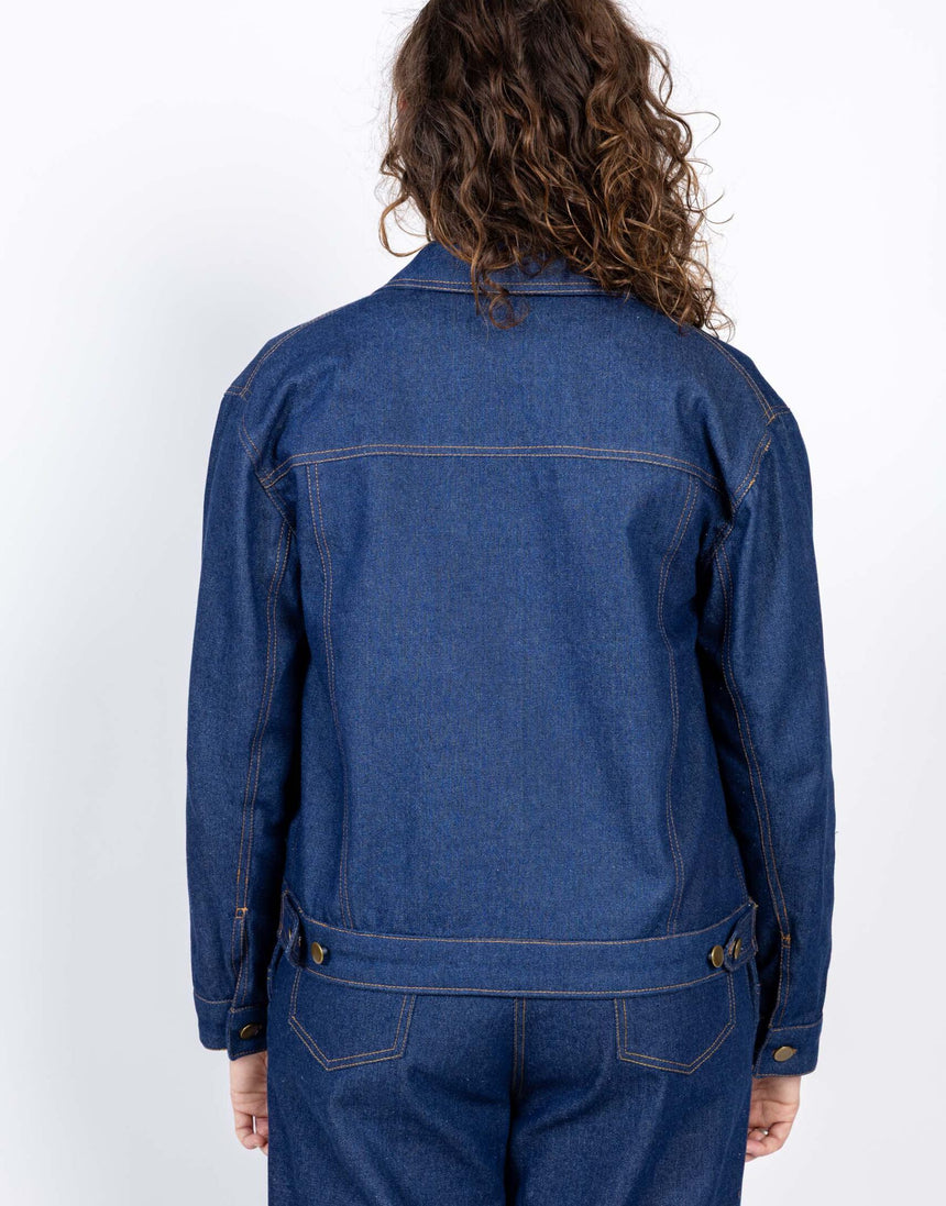 Gold Denim Jacket Sewing Pattern, I AM Patterns