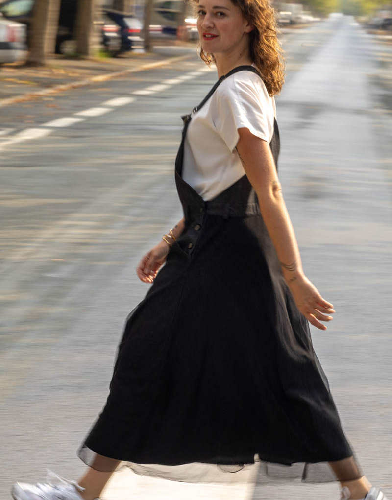 Crystal Pinafore Dress Sewing Pattern, I AM Patterns