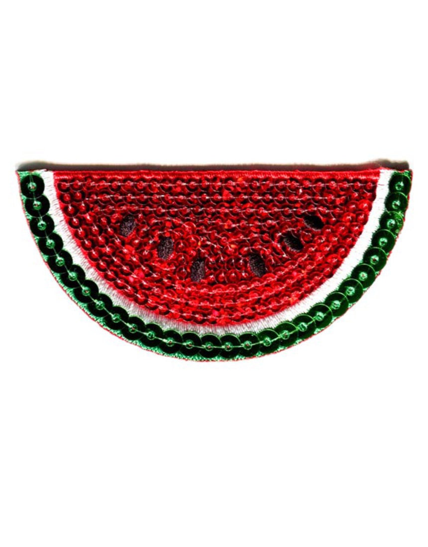 Sequin Watermelon Iron on Patch