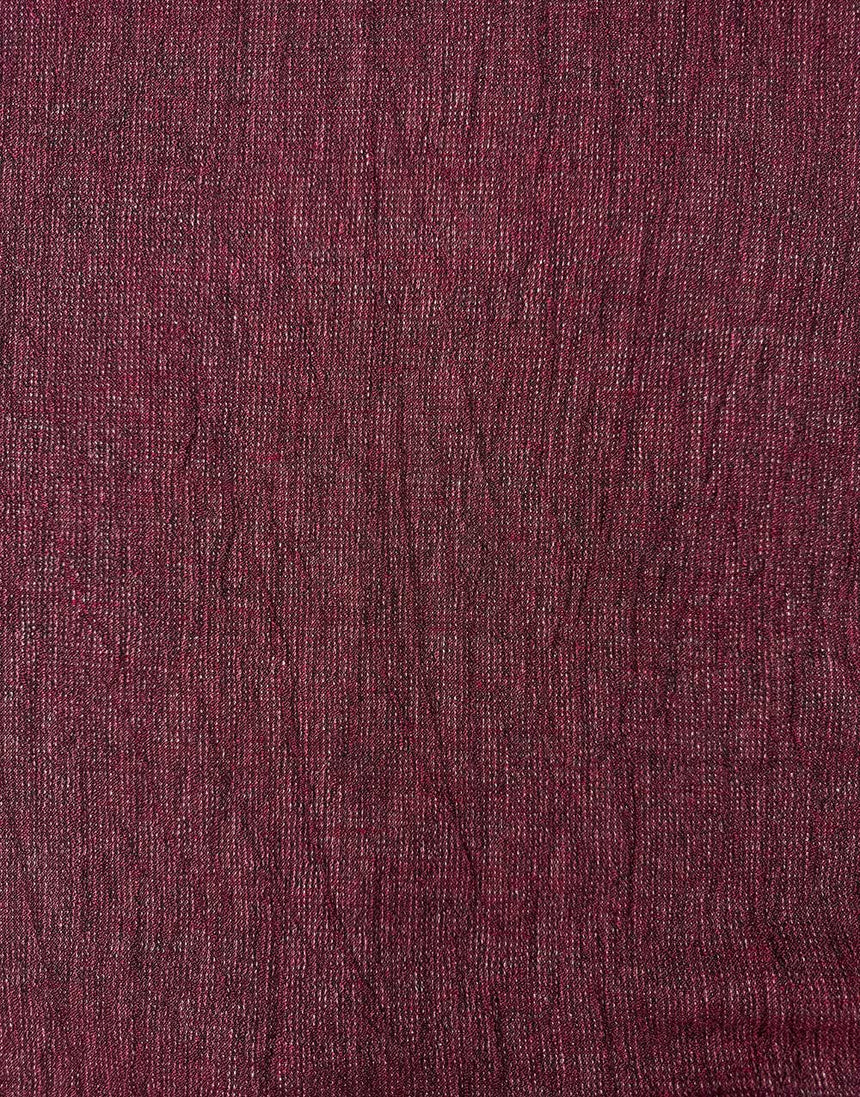 Wine Capri Linen Cotton Blend Fabric