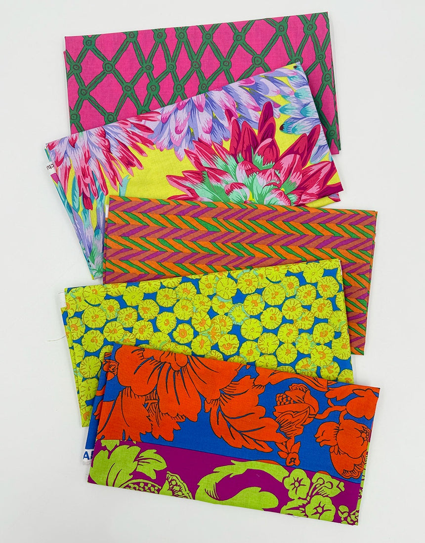 Kaffe Fassett Spring Collective 2026 Fat Quarter Bundle (5pcs) Citrus Punch