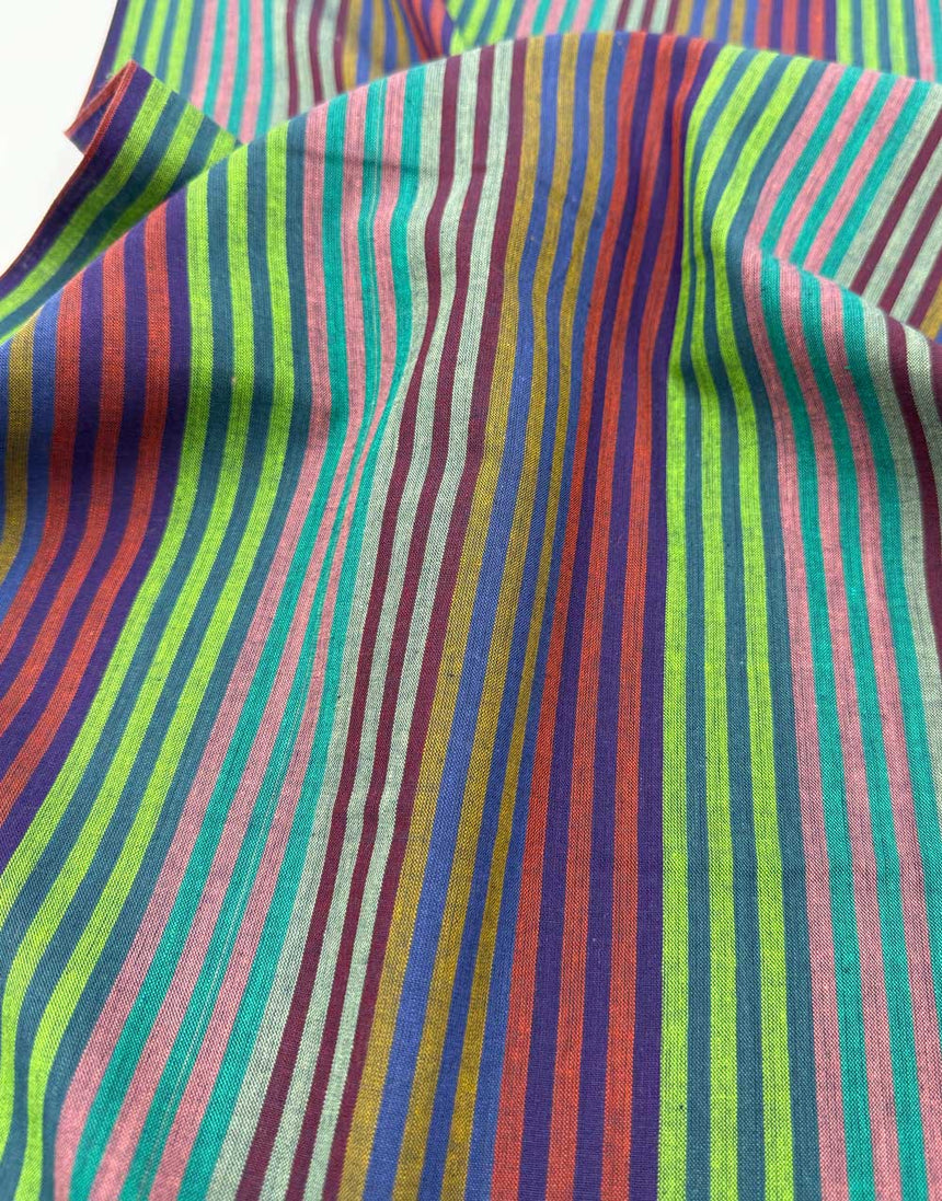 Twilight Caterpillar Stripe Woven Shot Cotton, Kaffe Fassett