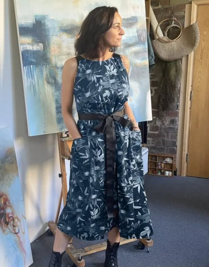 Kahlo Tabard Dress Paper Sewing Pattern, Sew Different