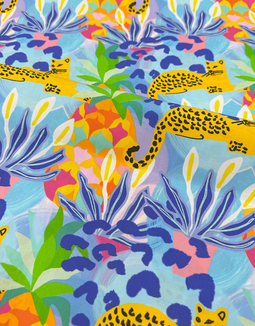 Pine Atoll Karina+Kind Cotton Poplin Fabric