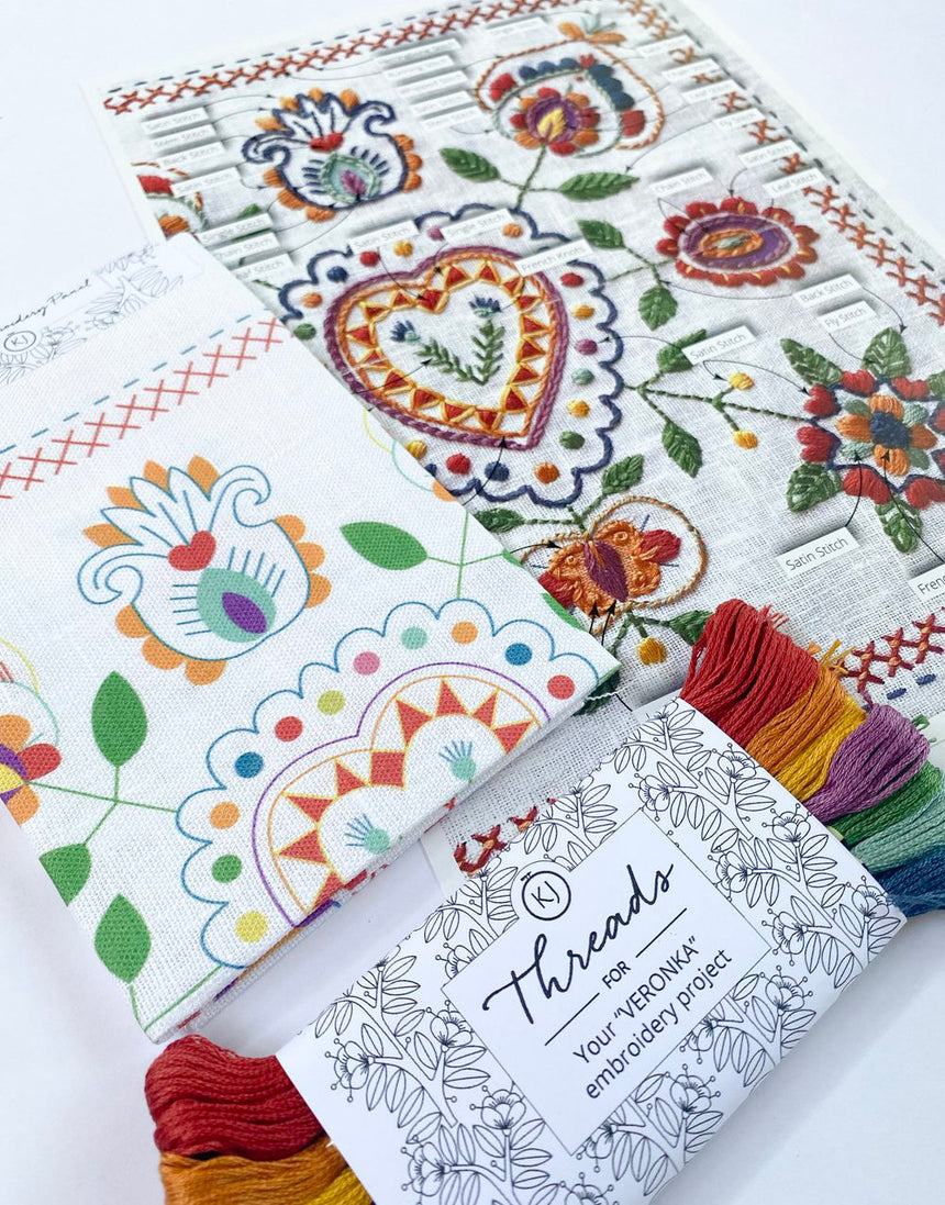 Veronka Embroidery Kit, Kasia Jacquot