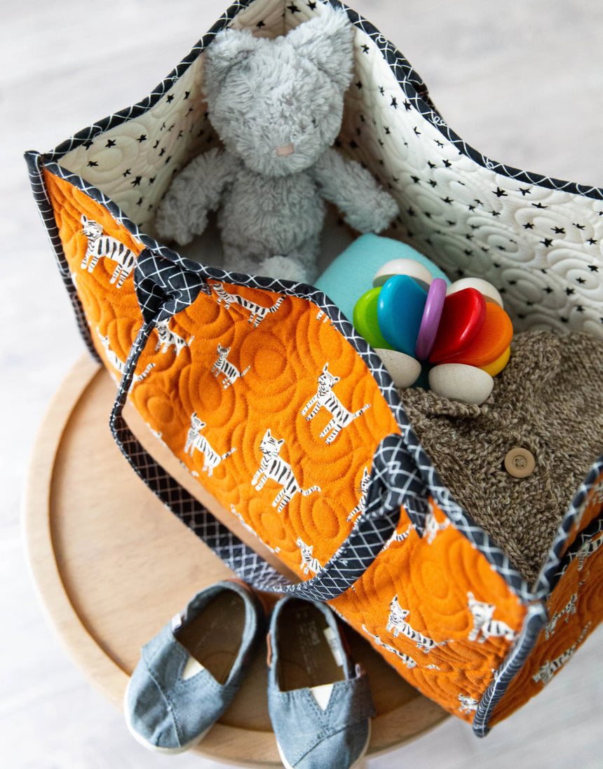 All The Things Tote Bag Sewing Pattern, Knot + Thread Design