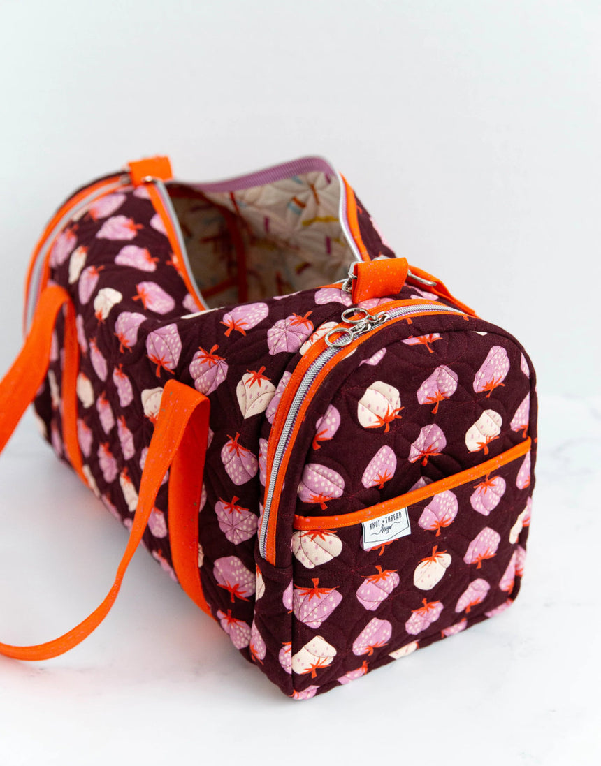 Lucy Duffle Bag Sewing Pattern, Knot + Thread Design