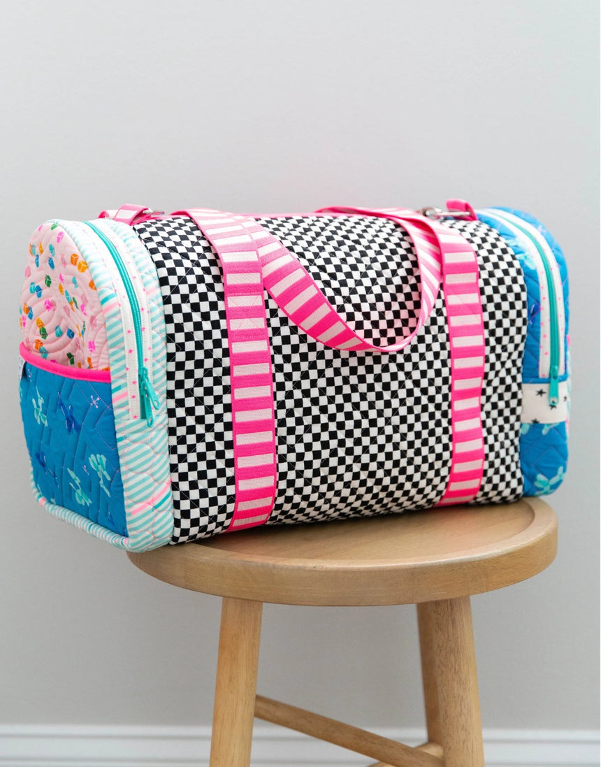 Lucy Duffle Bag Sewing Pattern, Knot + Thread Design