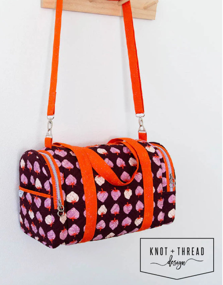 Lucy Duffle Bag Sewing Pattern, Knot + Thread Design