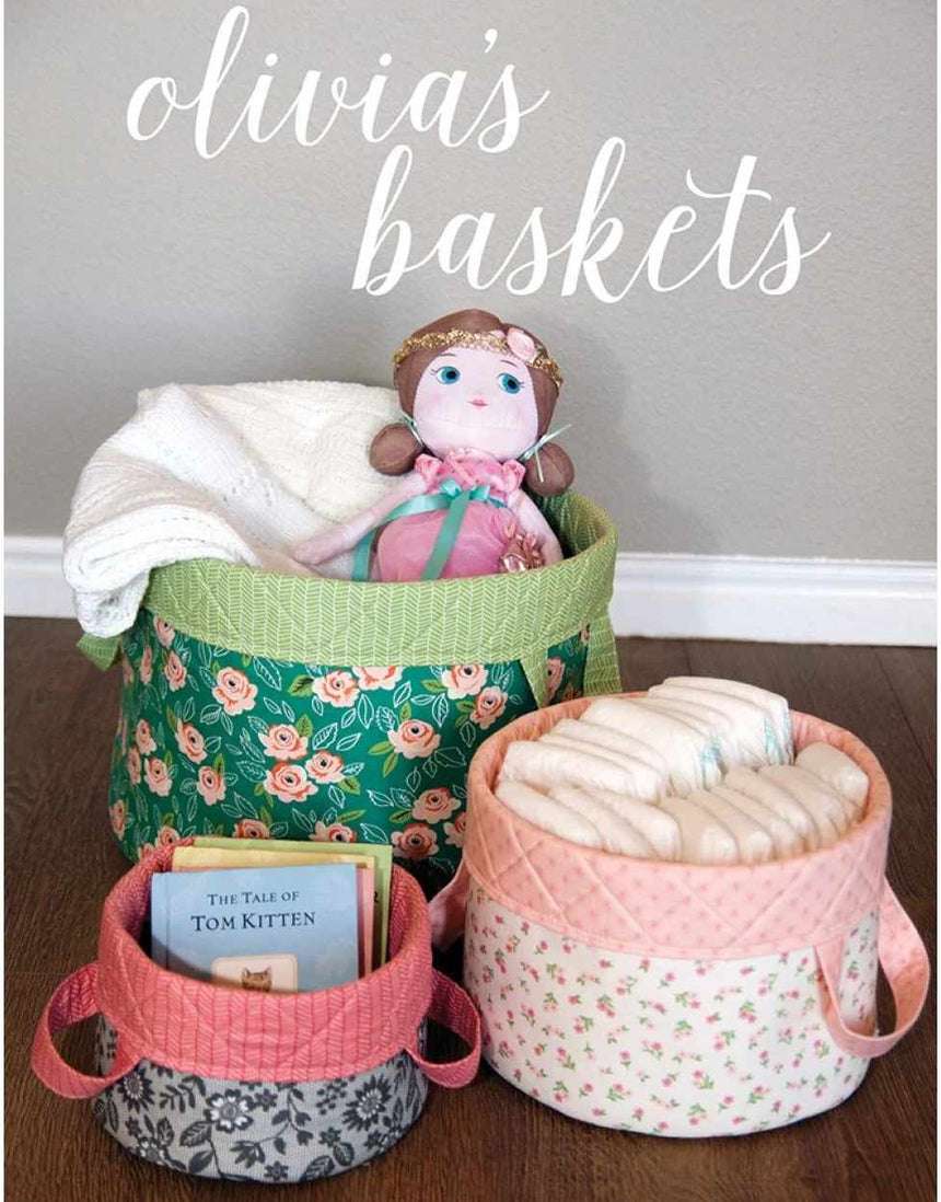 Olivia's Baskets Sewing Pattern, Knot + Thread Design