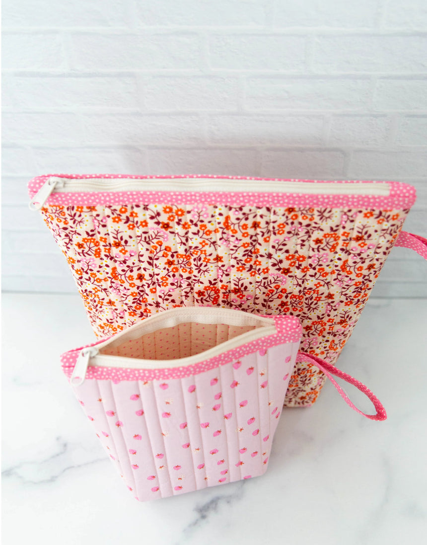 Pallas Pouches Sewing Pattern, Knot + Thread Design
