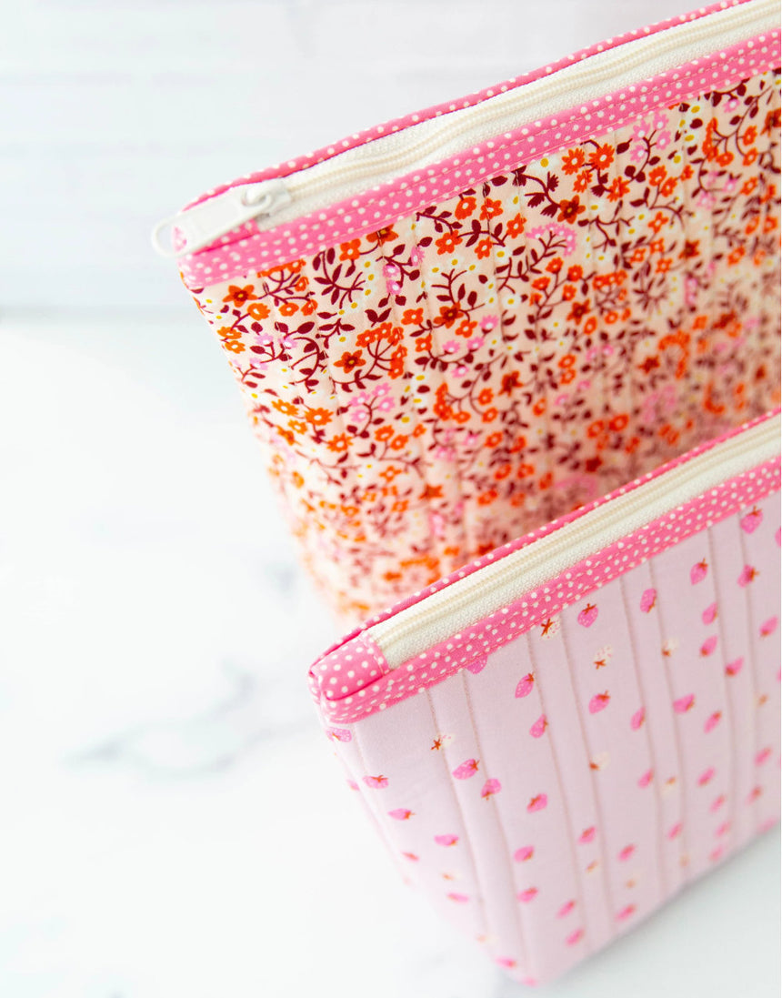 Pallas Pouches Sewing Pattern, Knot + Thread Design