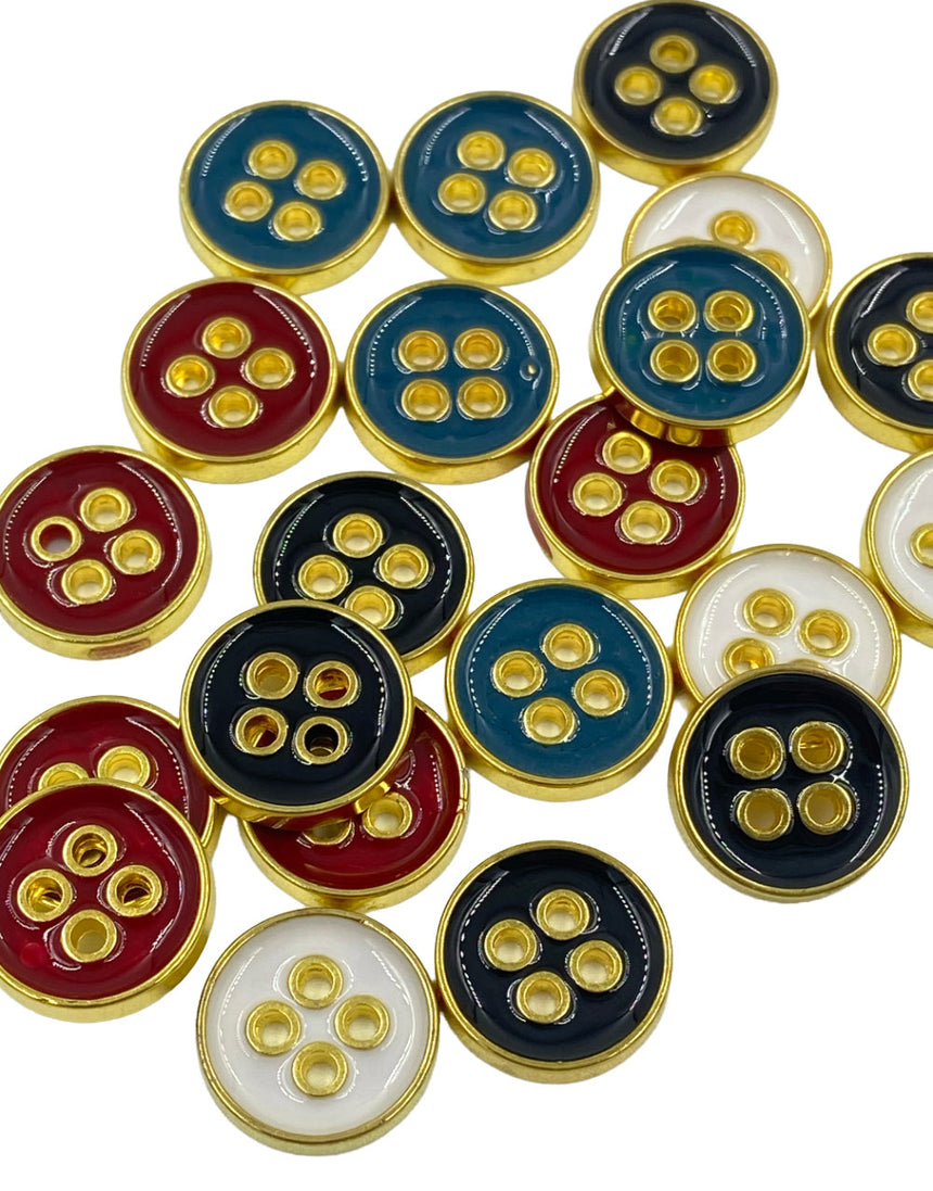 Lacquered Buttons, 15mm
