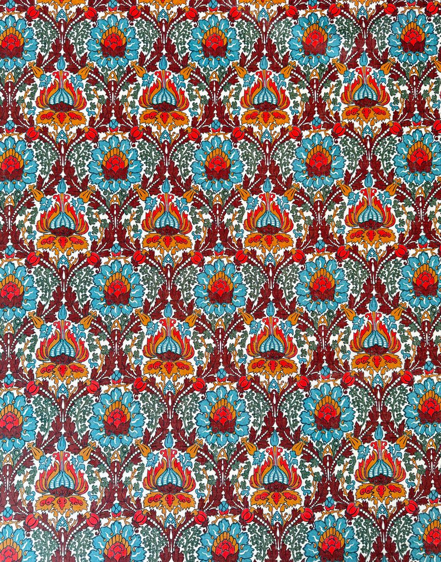 Liberty Fabrics Augusta Linen, Electric Nouveau B