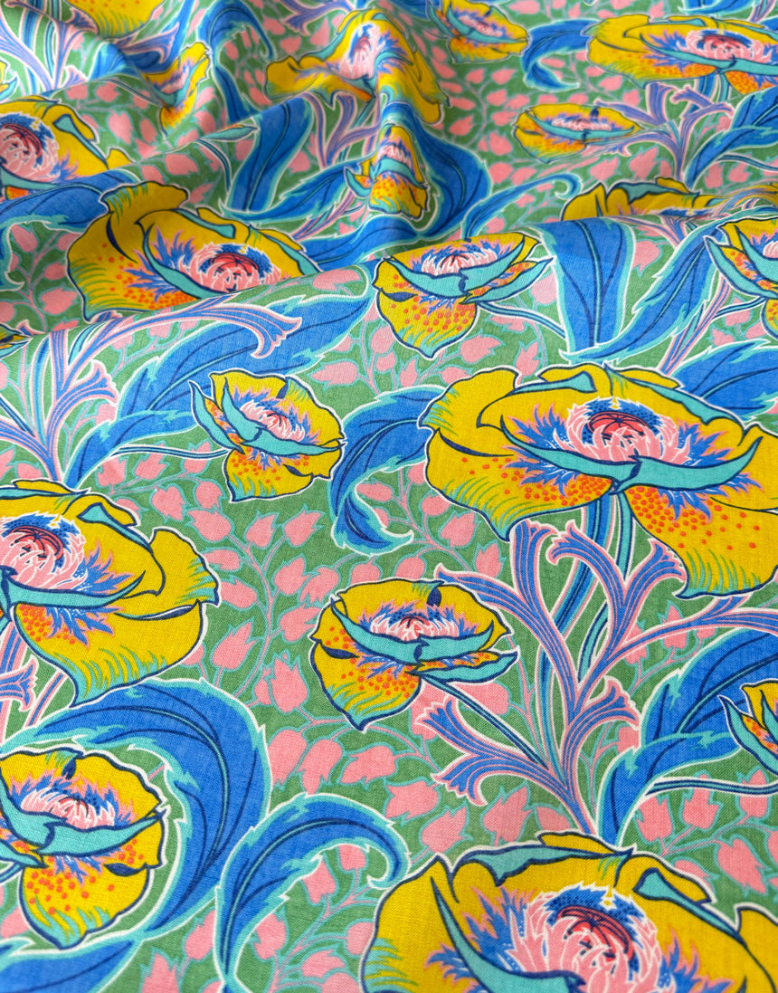 Liberty Fabrics Augusta Linen, Rossetti's Garden A