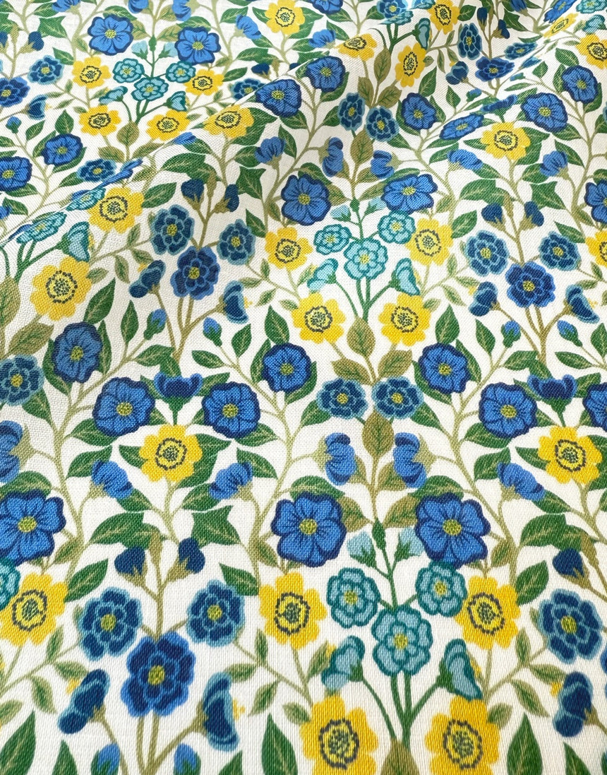 Liberty Fabrics Augusta Linen, Viger's Sketch A