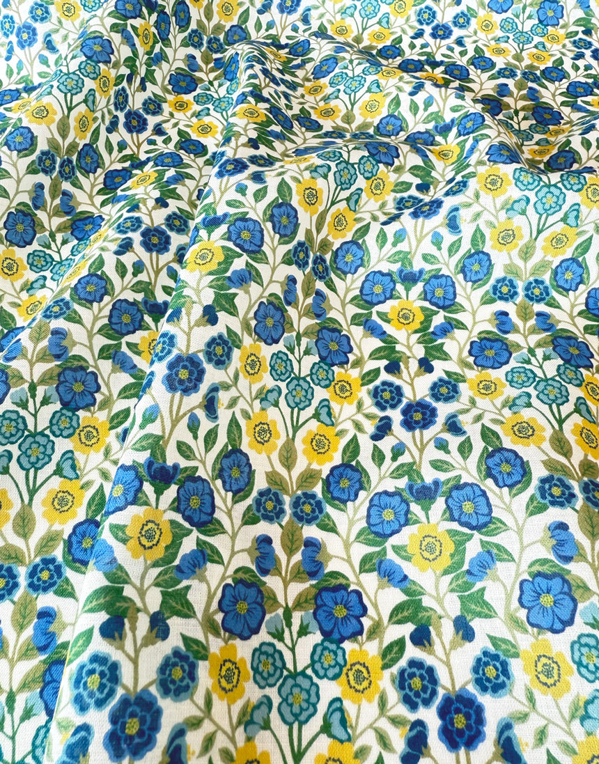 Liberty Fabrics Augusta Linen, Viger's Sketch A