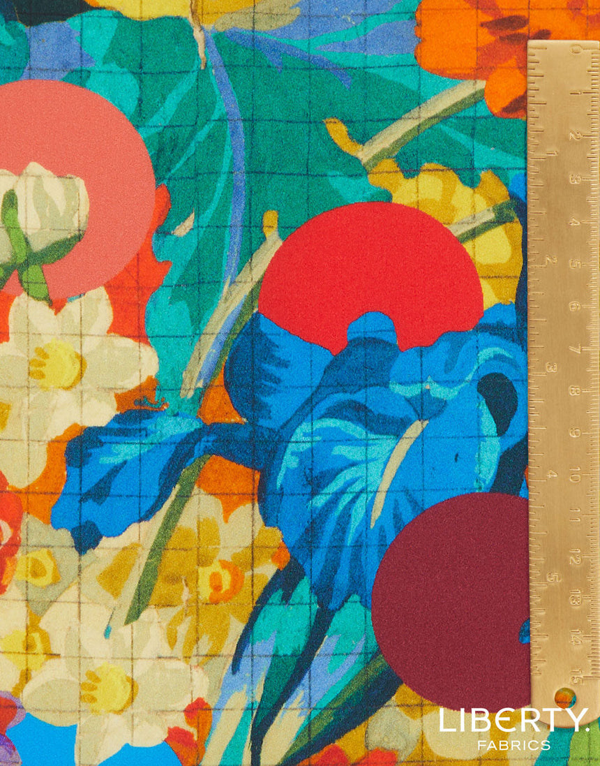 Liberty Fabrics Belgravia Silk Satin Fabric, Carrie Mary A