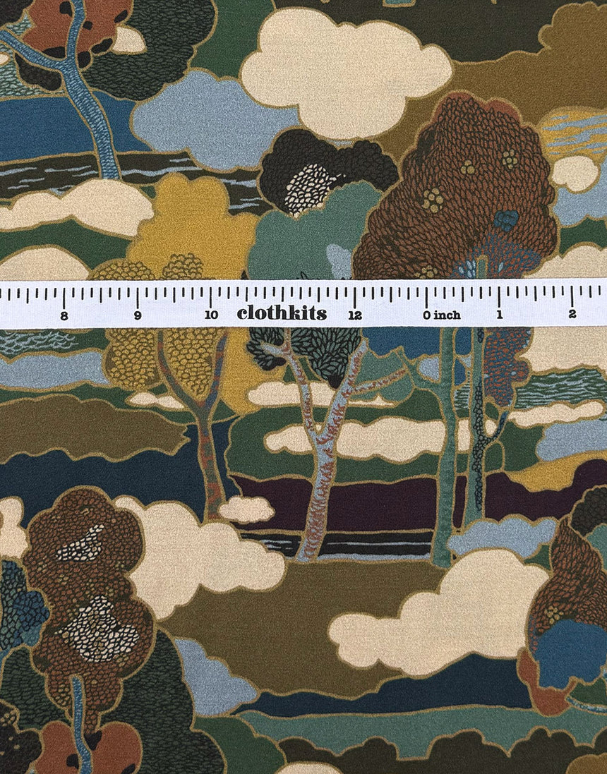 Liberty Fabrics Bickington Satin Viscose, Prospect Road B