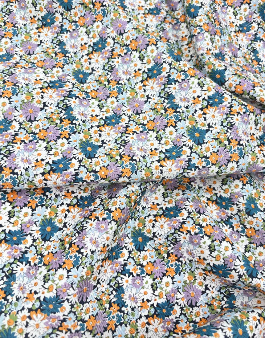 Liberty Fabrics Bourneville Cotton Drill Fabric, Libby A