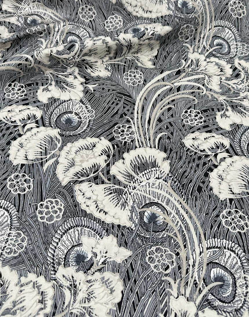 Liberty Fabrics Bourneville Cotton Drill Fabric, Hera Hana Dance B