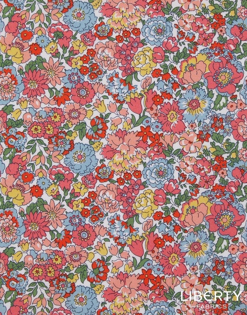 Liberty Cotton Poplin Fabric, Nell, Annie & May B
