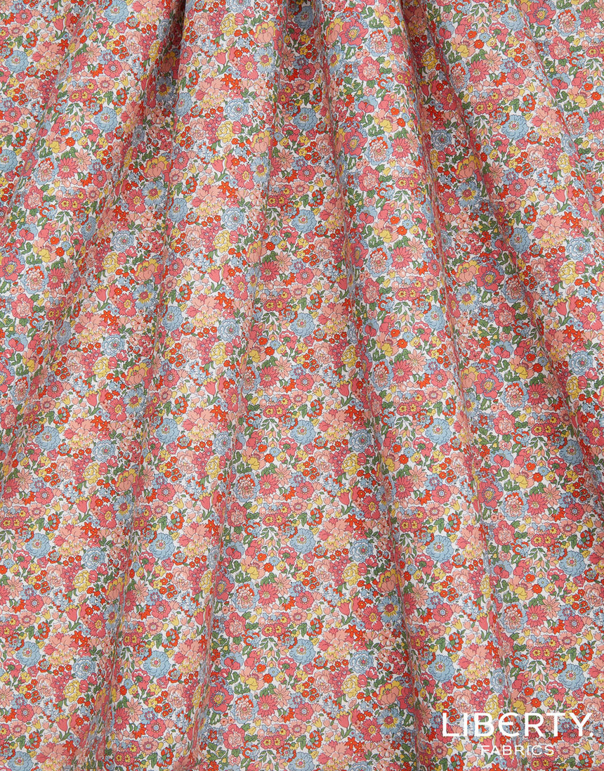 Liberty Cotton Poplin Fabric, Nell, Annie & May B