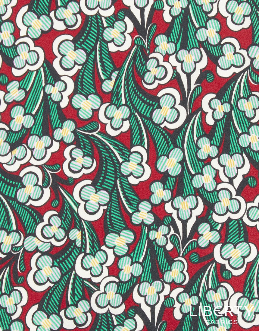 Liberty Fabrics Kensington Crepe de Chine Fabric, Laith A