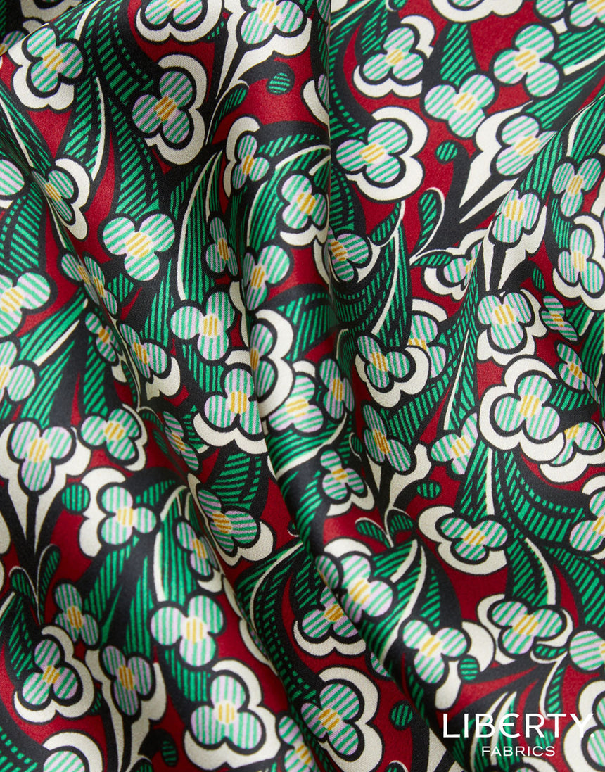 Liberty Fabrics Kensington Crepe de Chine Fabric, Laith A