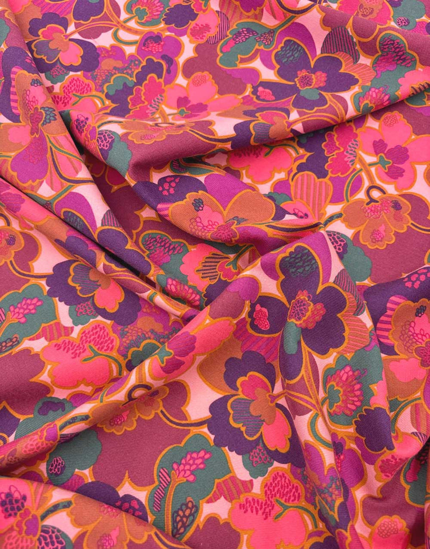 Liberty Fabrics Lantana Cotton & Wool Blend Fabric, Prospect Flower A