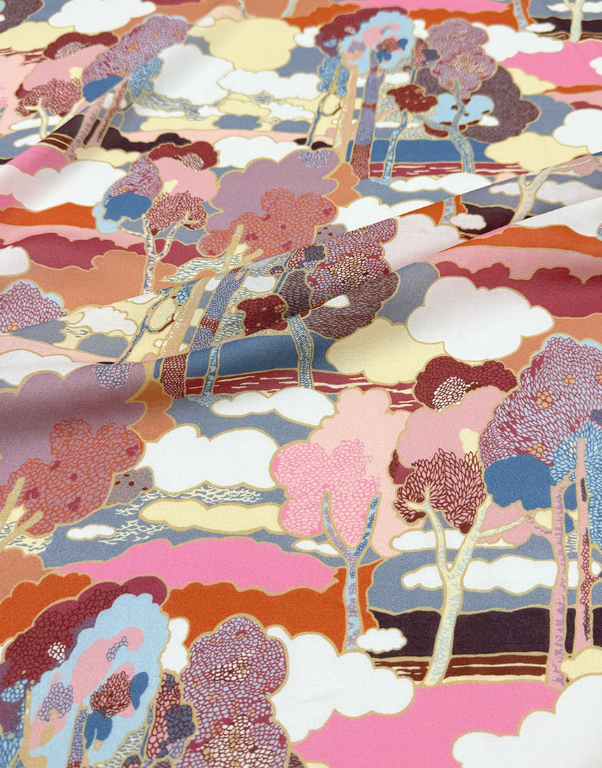 Liberty Fabrics Oakshott Viscose Voile, Prospect Road A