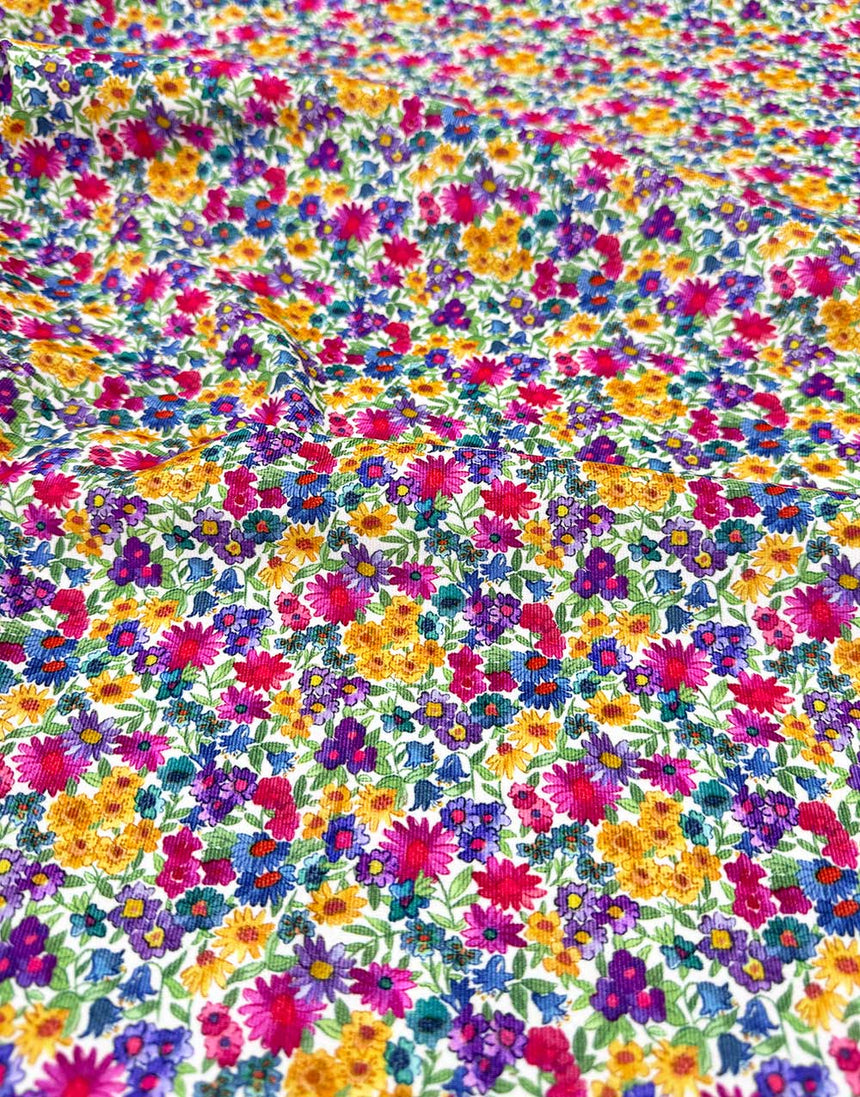Liberty Fabrics Rossmore Cotton Corduroy Fabric, Sandra Spring B