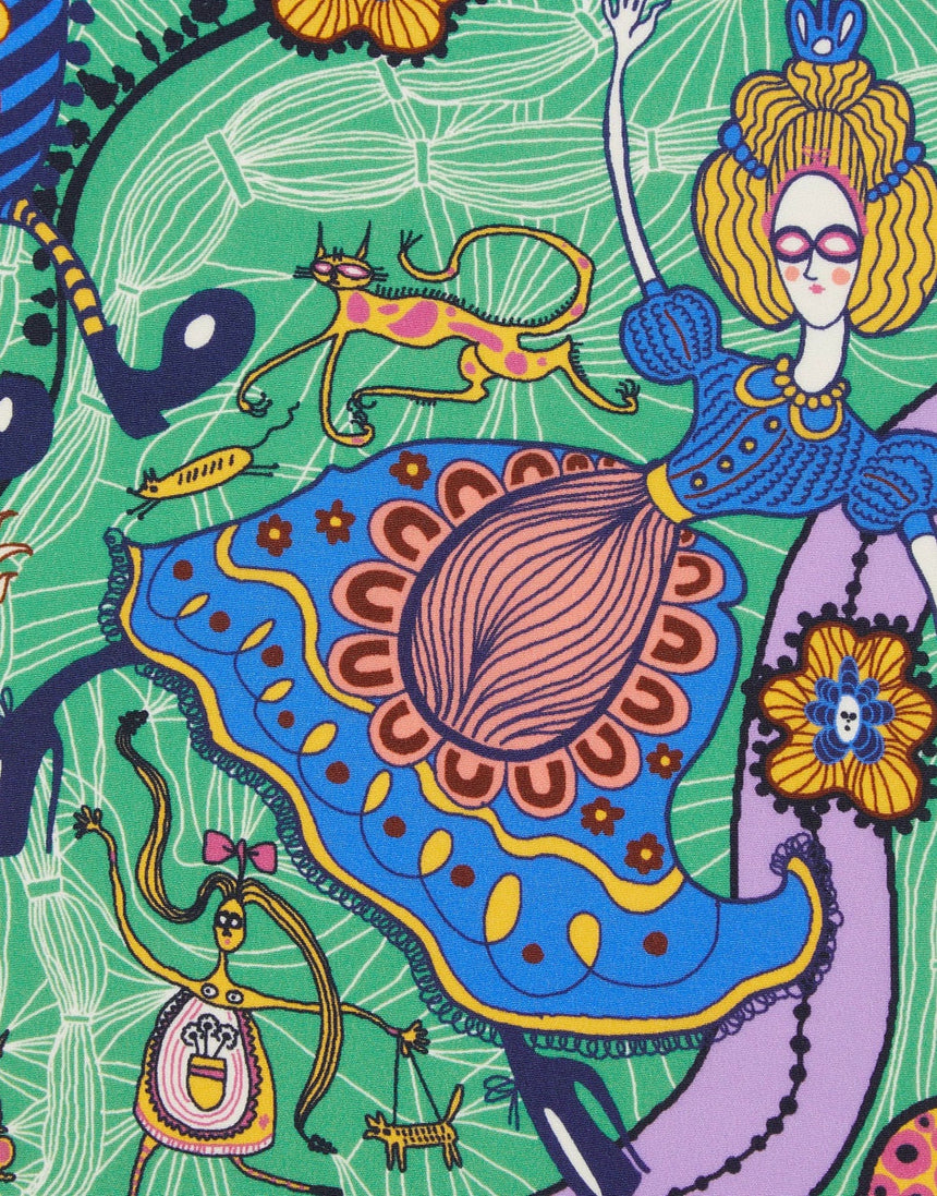 Liberty Fabrics Kensington Crepe de Chine Fabric, Shirley Smith II B