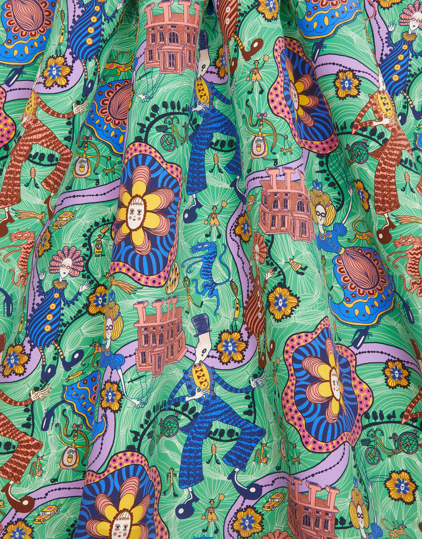 Liberty Fabrics Kensington Crepe de Chine Fabric, Shirley Smith II B