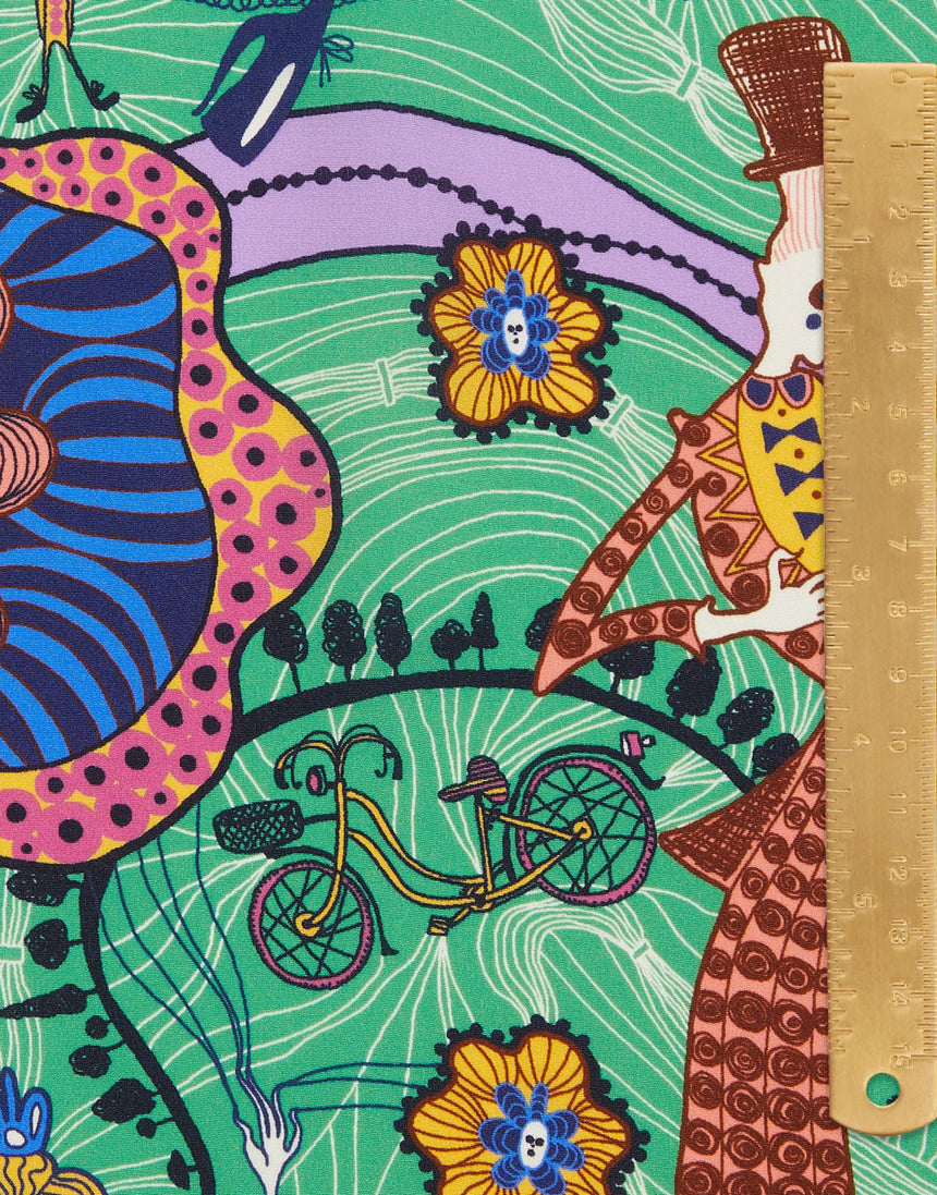 Liberty Fabrics Kensington Crepe de Chine Fabric, Shirley Smith II B