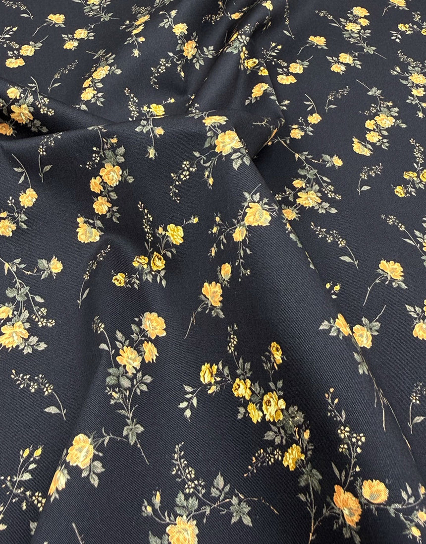 Remnant 1m - Liberty Fabrics Stretch Gabardine Cotton Fabric, Elizabeth A