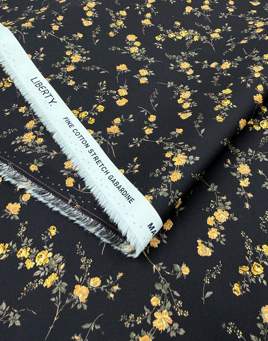 Liberty Fabrics Stretch Gabardine Cotton Fabric, Elizabeth A