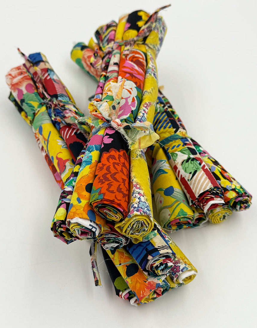 Liberty Fabrics Tana Lawn® Fat Quarter Bundle, Floral Rebellion - Carnival Palette