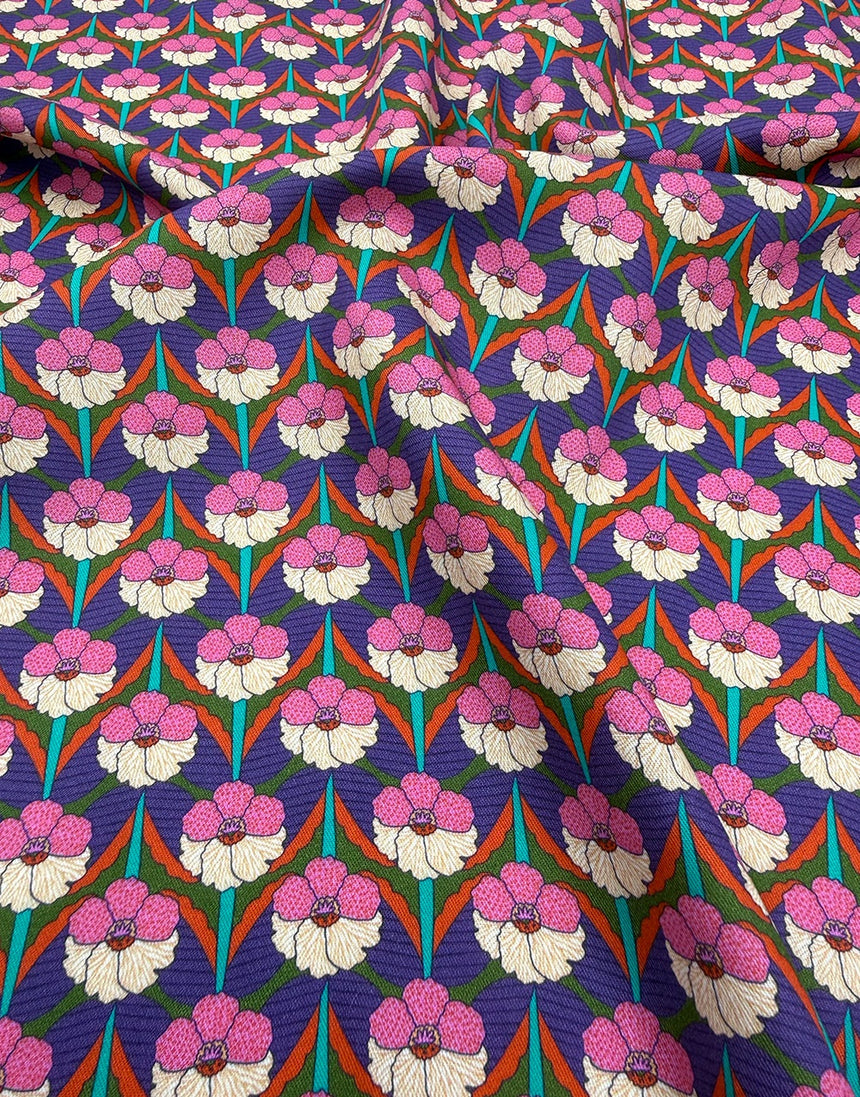 Liberty Fabrics Weymouth Viscose Twill, Chevron A
