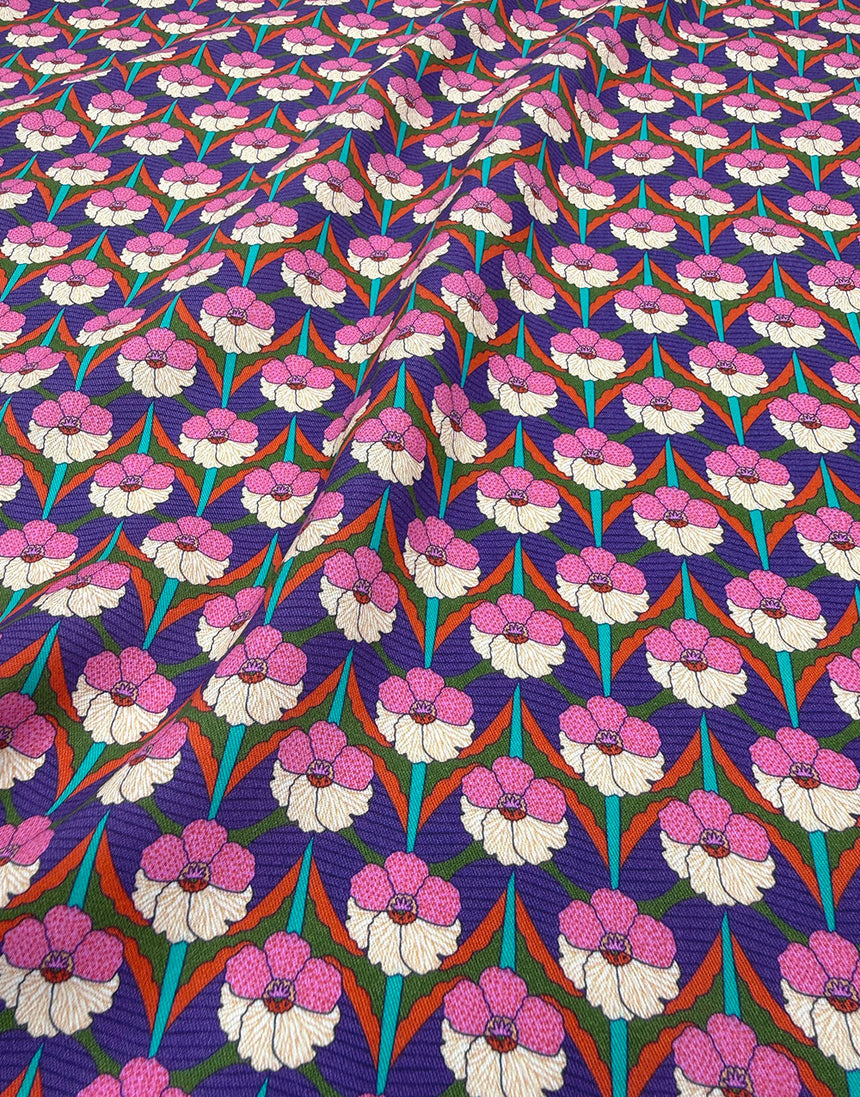 Liberty Fabrics Weymouth Viscose Twill, Chevron A