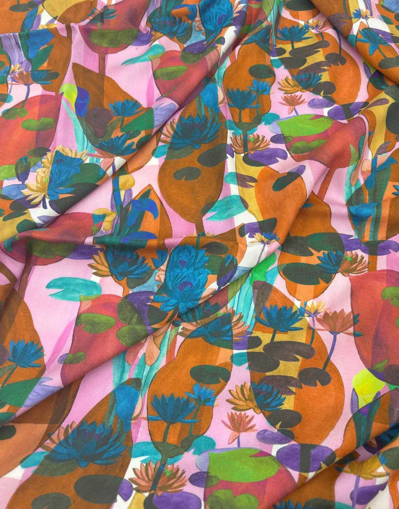 Remnant 55cm -Liberty Fabrics Whitcombe Viscose Twill, Other Worldy B