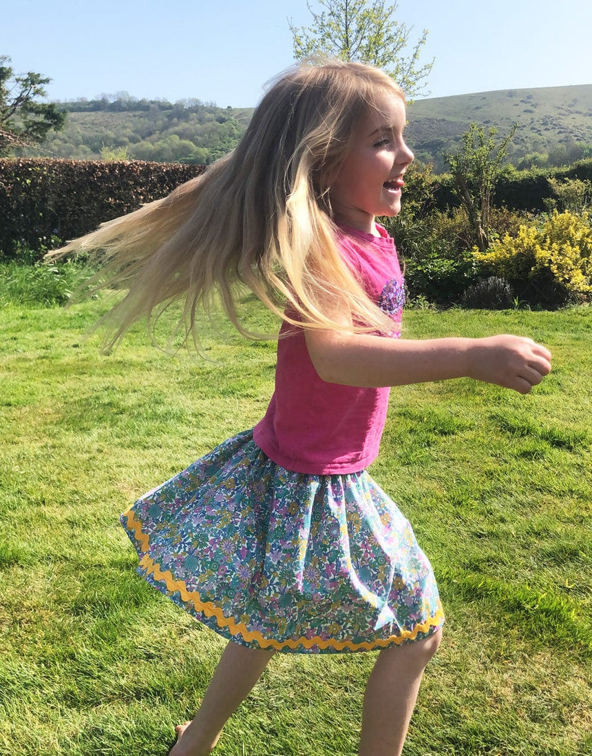 Clothkits® Easy Gathered Skirt Dressmaking Kit, Liberty Cotton Poplin