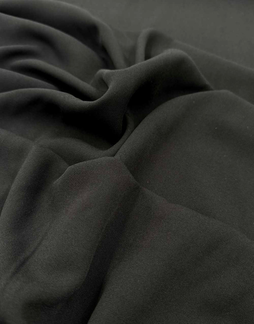 Classic Black Light & Lush Viscose Fabric