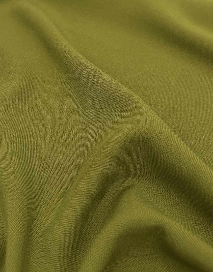 Olive Green Light & Lush Viscose Fabric